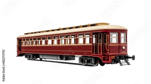 train isolated on transparent background