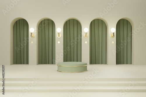 Luxury podium for product presentation 3D model