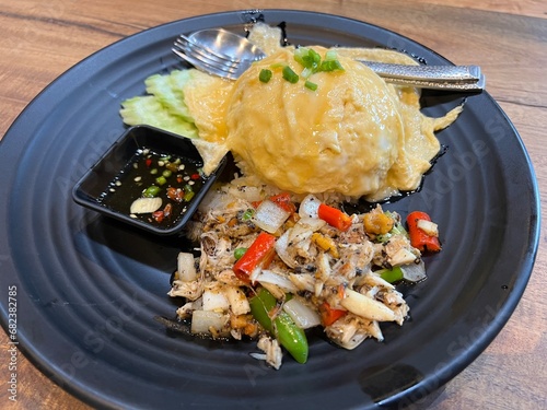 Omelet rice