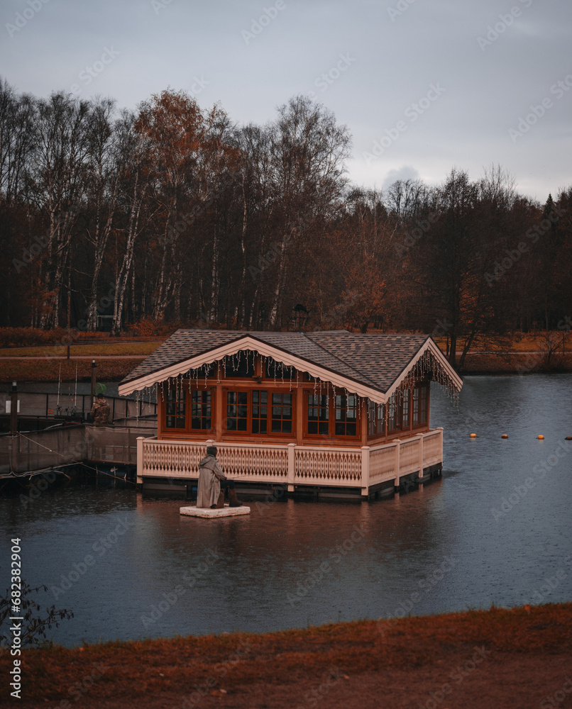 Obraz premium House on lake