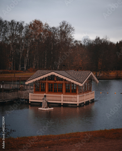 House on lake