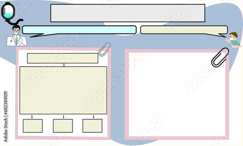 Frame background wording box for presentation background 