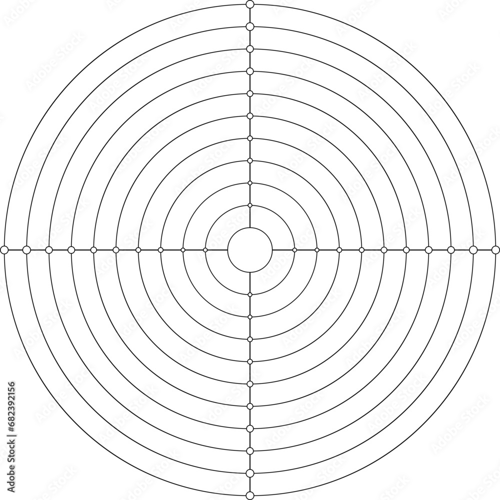 Circle diagram of lifestyle balance with four segments