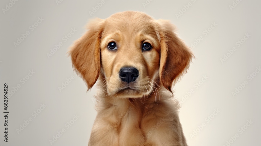Adorable AKC-Certified Golden Retriever Puppy with Lively Demeanor and Playful Interactions