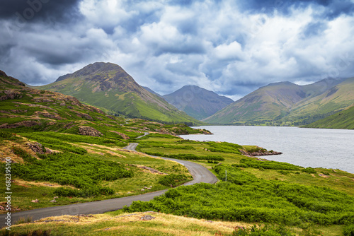 Road towards Wasdale Head, Wastwater Lake