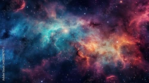 Colorful galaxy, detailed high resolution professional photo photo