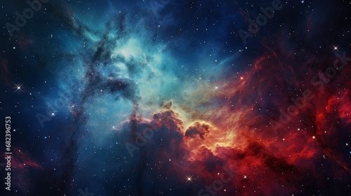 Colorful galaxy, detailed high resolution professional space photo