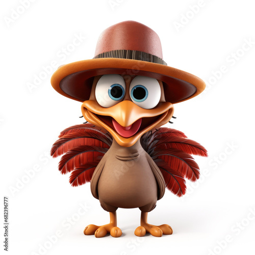 Cute Cartoon Colorful Bird ...