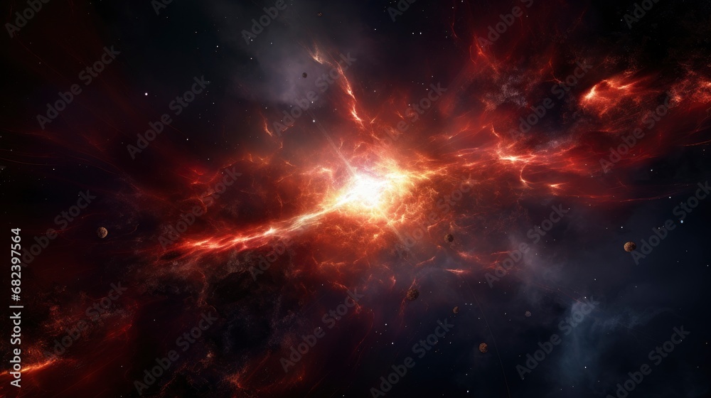 Supernova star explosion