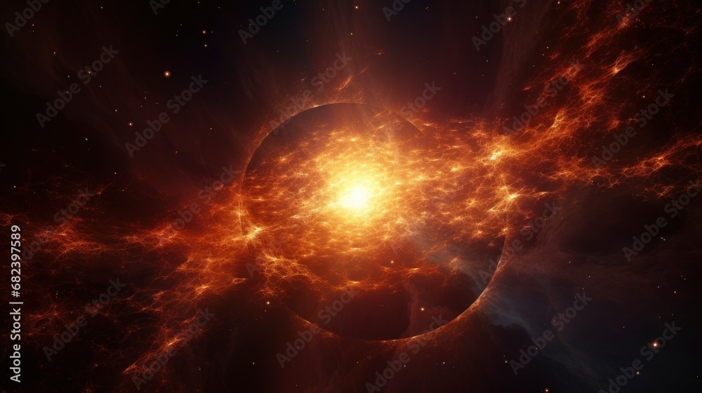 Obraz premium Supernova star explosion