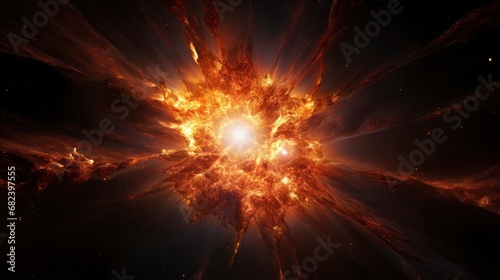 Supernova star explosion