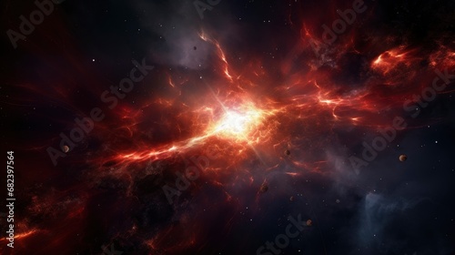 Supernova star explosion