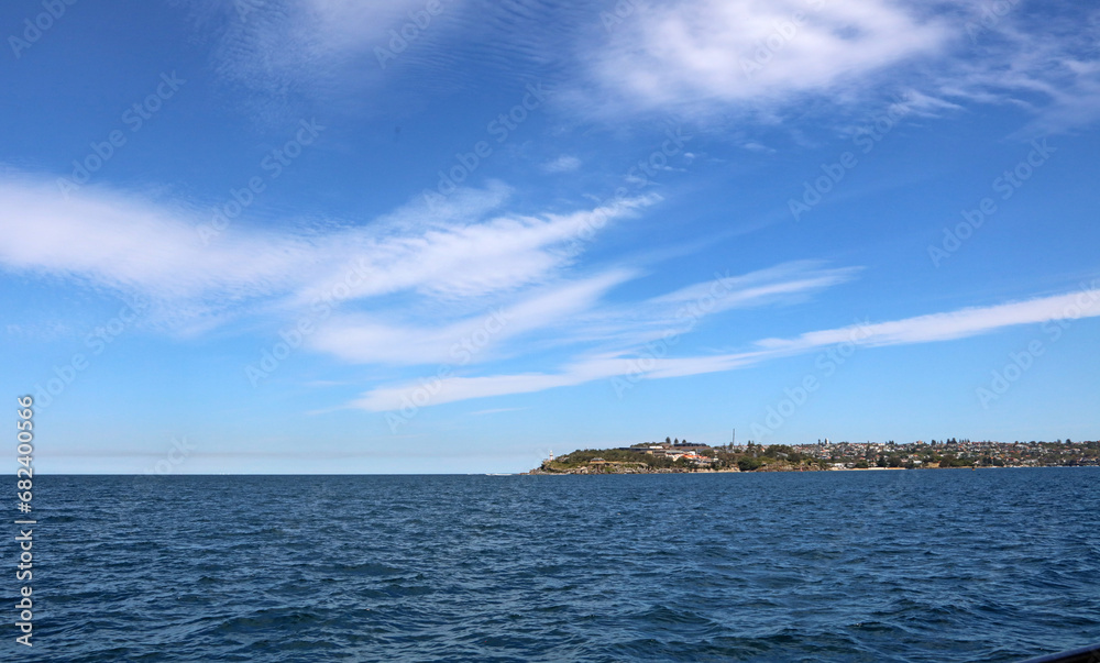 Clouds over South Head Sydney Harbour, New South Wales Australia
