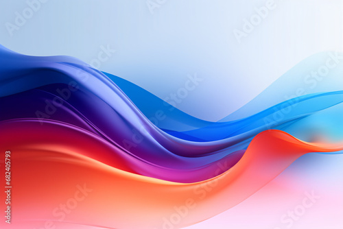 Multicolor wave spiral Abstract Pink red and blue Art Design Background