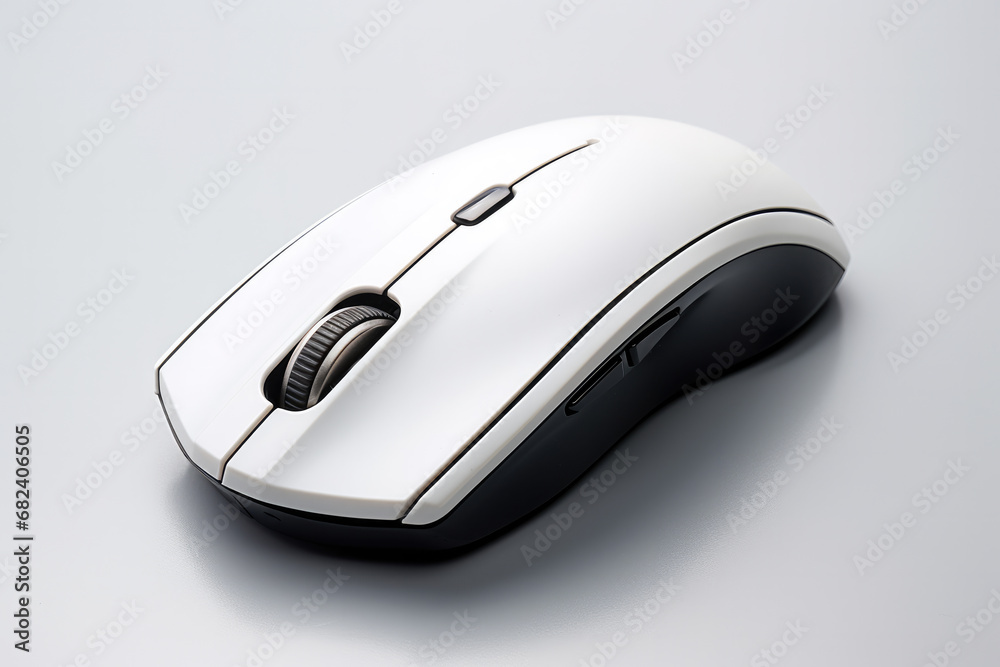 A Close-up View of a Modern Computer Mouse A Close-up View of a Modern Computer Mouse