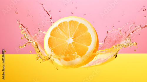 Lemon on isolated background