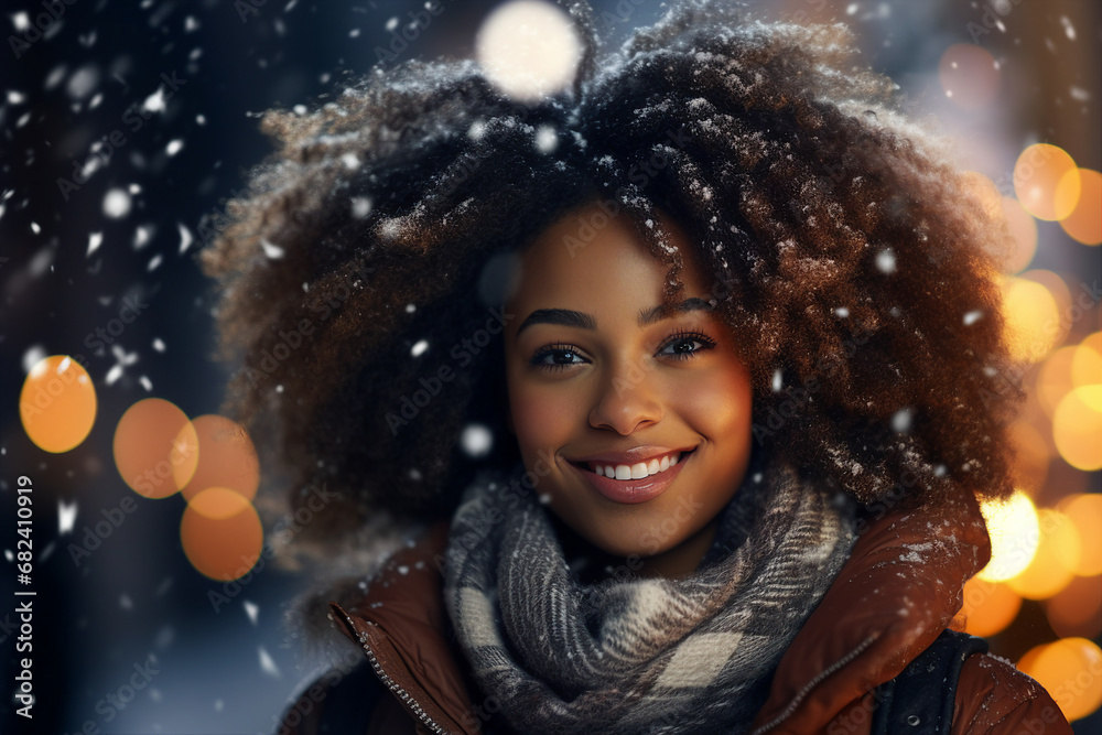 Firework show midnight new year night young people watching amazing show Generative AI picture Firework show midnight new year night young people watching amazing show Generative AI picture
