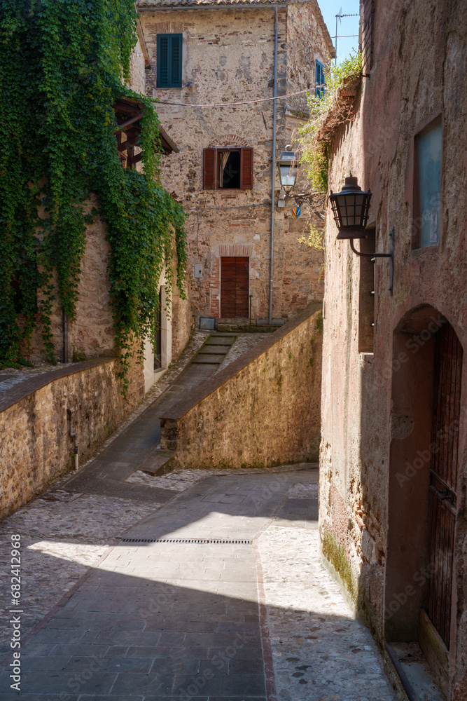 Fototapeta premium Historic buildings of Acquasparta, Umbria, Italy