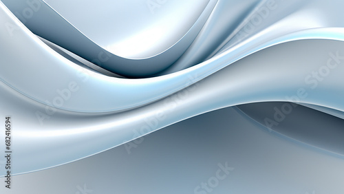 white_background_wallpaper_with_curved_lines(blue) [Generative AI]