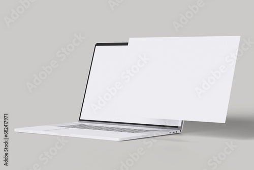 Laptop And Screnn Mockup