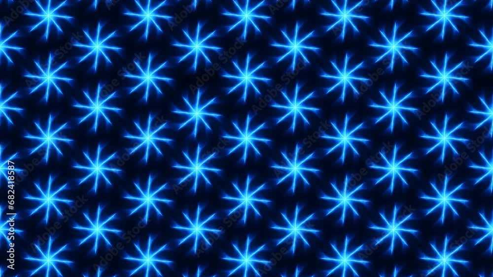 Neon animated energetic snowflake ornament. Сhaotic tangle of blue rotating particles. Snow hurricane. New Year. Christmas. Clean energy. Cosmic star spheres. Background for Business, Technology. 4k Neon animated energetic snowflake ornament. Сhaotic tangle of blue rotating particles. Snow hurricane. New Year. Christmas. Clean energy. Cosmic star spheres. Background for Business, Technology. 4k