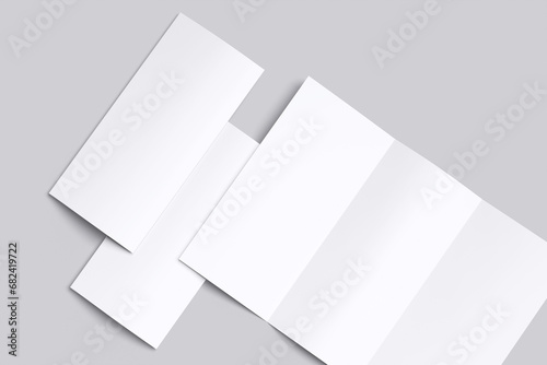 A4 Trifold Brochure Mockup