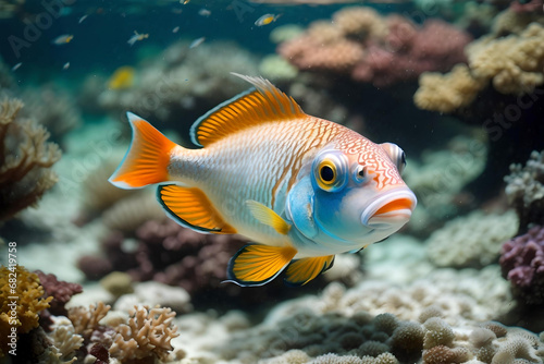 Vibrant and Beautiful Tropical Fish © Brandon