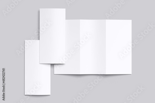 A4 Trifold Brochure Mockup