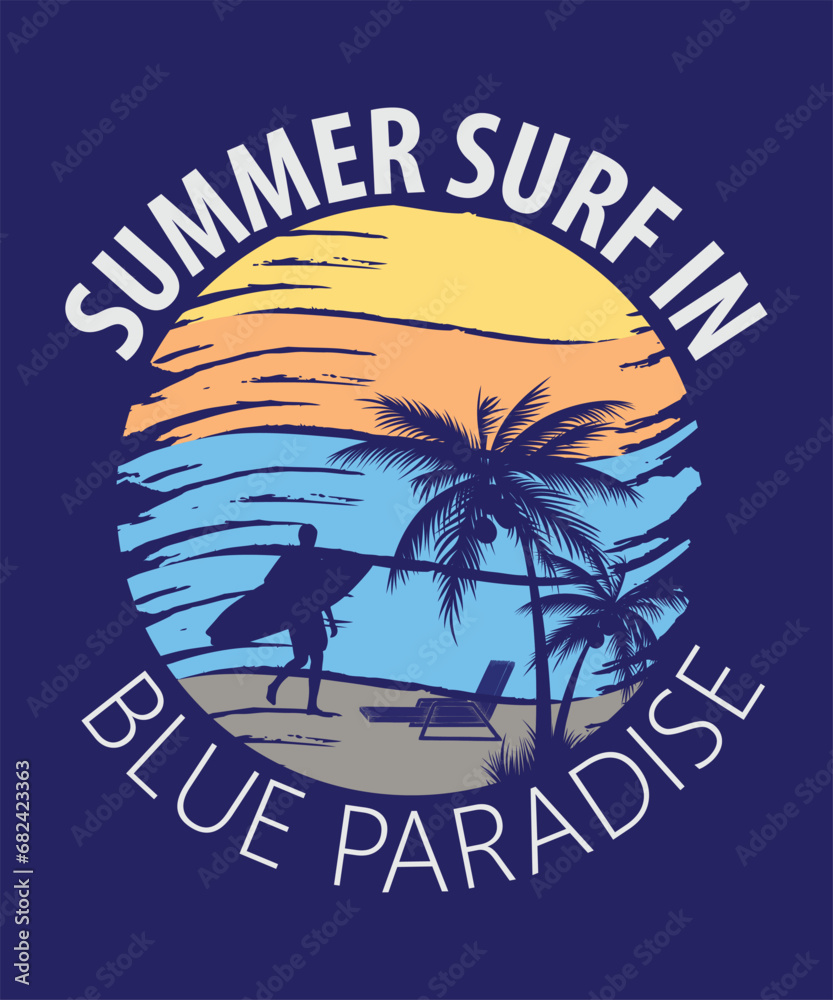 catch the wave surfing t-shirt design, Vintage surfing t-shirt design, Typography surfing t-shirt design, Retro summer surfing t-shirt design