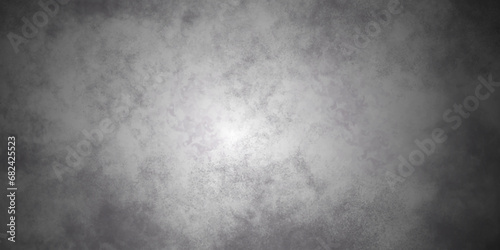 Abstract design with grunge black and white background .Texture of old gray concrete wall for background Vignette texture in black and white color .wall and floor with texture background.