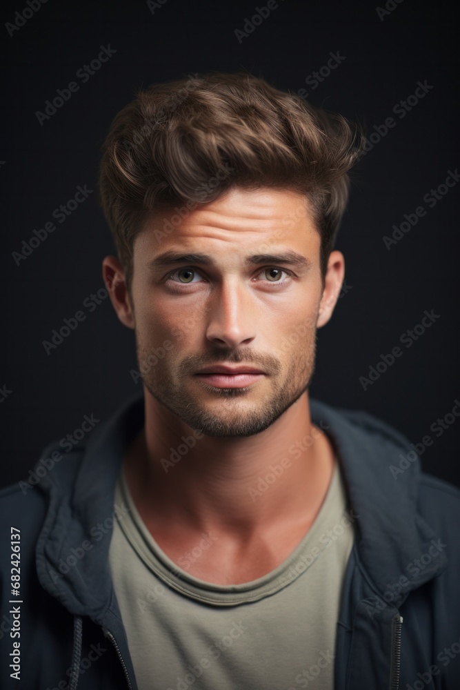 Male performer's photo, Handsome relaxed gentleman portrait