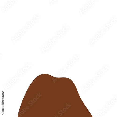 Chocolate Powder Illustration. Design Vector Element. Svg File