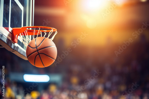 Basketball game and basketball hoop © Venka