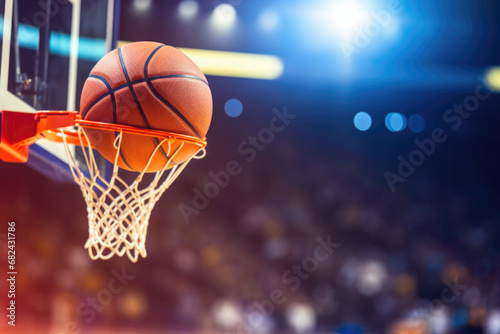 Basketball game and basketball hoop © Venka