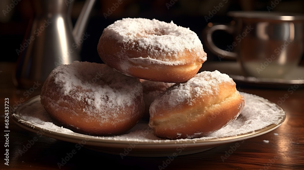 Classic old-fashioned doughnuts with a slightly crunchy exterior