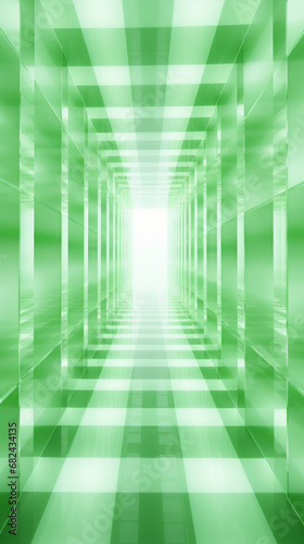 A checkered pattern of light green and white squares