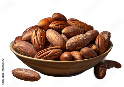 the Nutty Code: Beautiful Nuts on a Clear Canvas