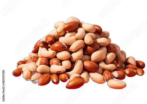 the Nutty Code: Beautiful Nuts on a Clear Canvas