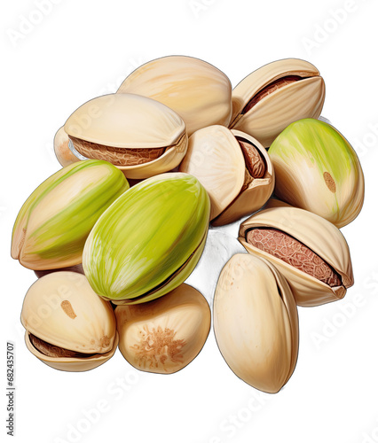 the Nutty Code: Beautiful Nuts on a Clear Canvas