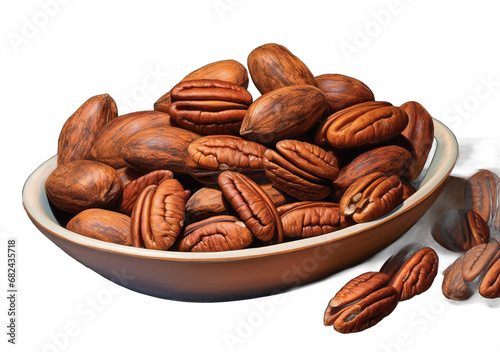the Nutty Code: Beautiful Nuts on a Clear Canvas