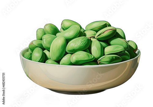 the Nutty Code: Beautiful Nuts on a Clear Canvas