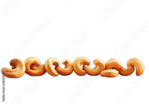 the Nutty Code: Beautiful Nuts on a Clear Canvas