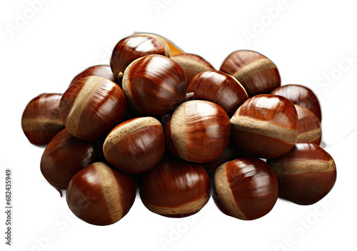 the Nutty Code: Beautiful Nuts on a Clear Canvas