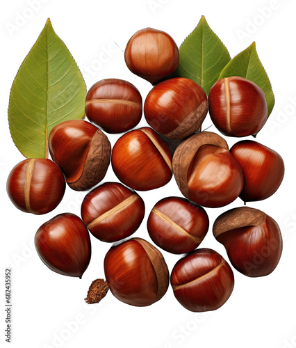 the Nutty Code: Beautiful Nuts on a Clear Canvas