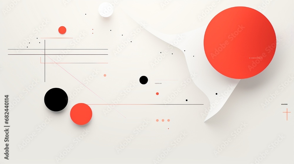 Geometrical Minimal Shape Elements abstract background Geometrical Minimal Shape Elements abstract background