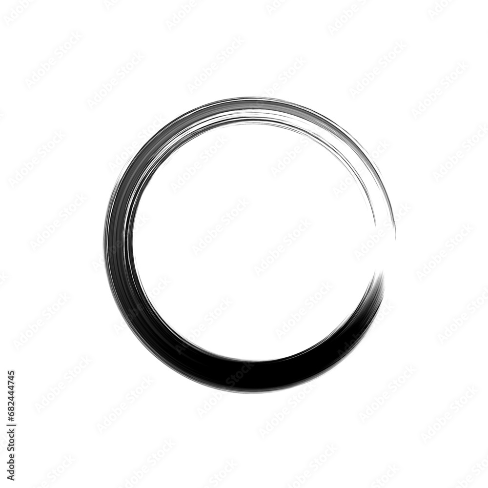 Ink Circle Brush Stroke. Hand Drawn Ink Circle Brush Stroke. Zen Circle. Eps File Editable Color Ink Circle Brush Stroke. Hand Drawn Ink Circle Brush Stroke. Zen Circle. Eps File Editable Color