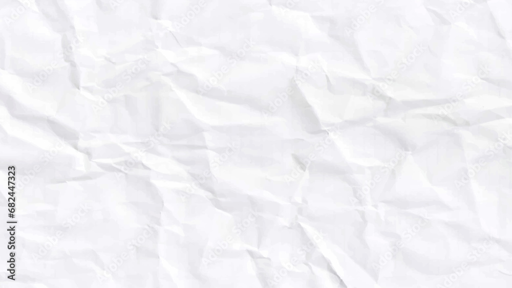Paper texture Crumpled White.Top view.