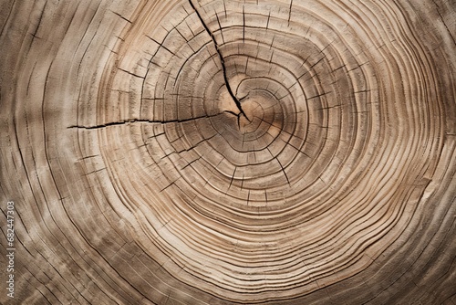 Nature's Symphony: intricate tree pattern with rings texture, Generative AI