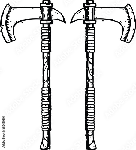 Two Battle Axes