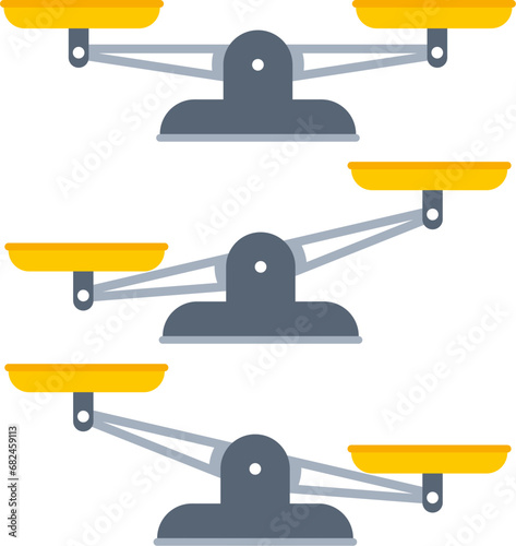 vector set of scales icons